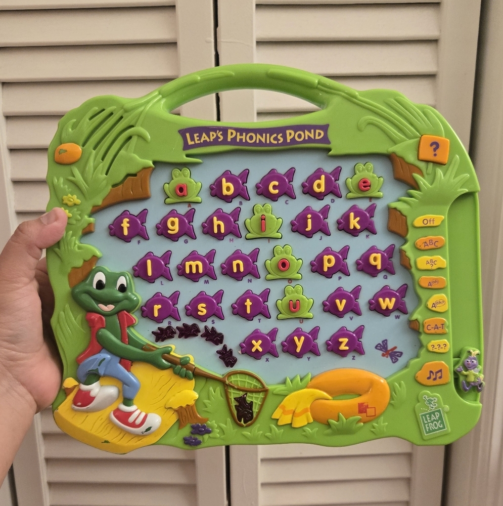 2000 LEAPFROG Leap's Phonics Pond Educational Learning Toy